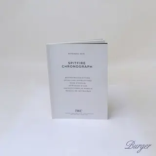 IWC Spitfire Chronograph booklet