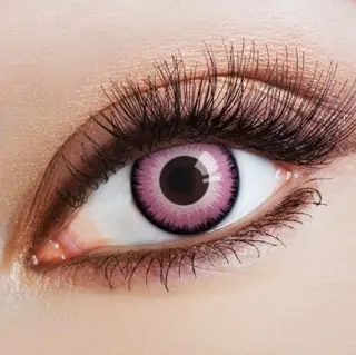 Crazy lenses, funlenzen, Pink Lunatic, jaarlenzen