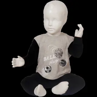 Gave baby kleding met teksten,heel veel keuze.