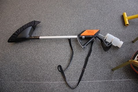 Mankar Onkruidbestrijdingsmachine, type HQ 45 met armsteun