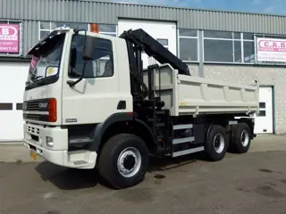 Ginaf M 3335 S - 6x6 + Crane HMF1153K1 (bj 1998)