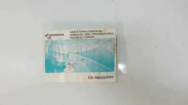INSTRUCTIEBOEKJE Honda CBR 600 RR 2003 - 2004