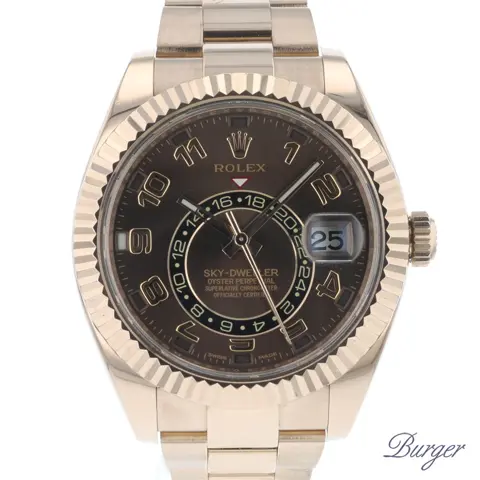 Rolex - Sky-Dweller Everose Gold Chocolate Dial