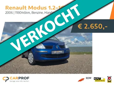 Renault Modus 1.2-16V Air Hoge instap I lage kmstand