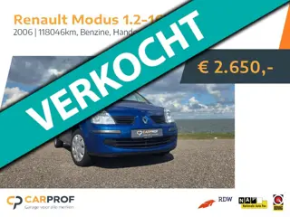 Renault Modus 1.2-16V Air Hoge instap I lage kmstand