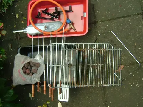 Gasgestookte Barbecue