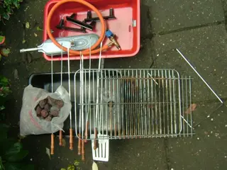 Gasgestookte Barbecue