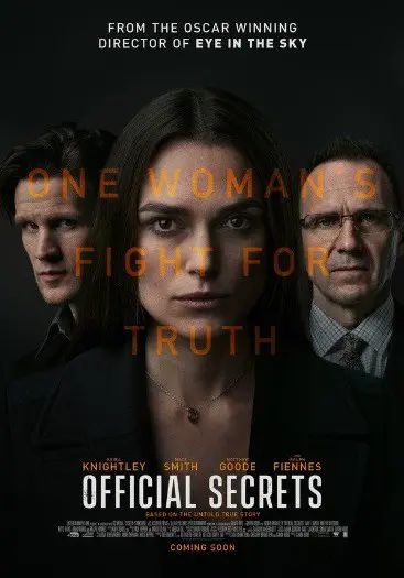 OFFICIAL SECRETS filmposter.