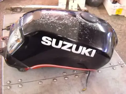 Suzuki GSX400FWS Tank Zwart