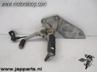 Kawasaki ZZR600E Schetsplaat links met step en pedaal