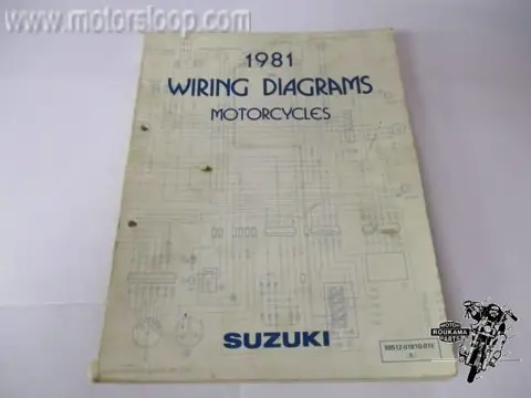 Suzuki 1981 Wiring Diagrams (GS,GSX,DR,ETC) Service Manuel