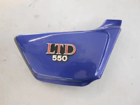 Kawasaki LTD550C Zijkap rechts blauw