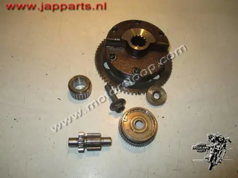 Kawasaki VN1500B As en tandwiel startmotor overbrenging