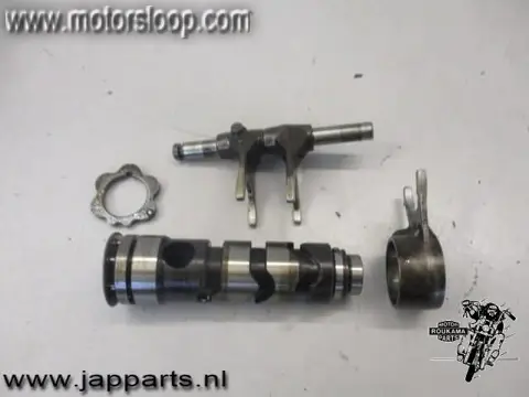 Kawasaki Z400B Schakelwals met vorken en toebehoren