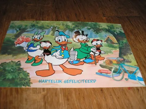 Disney, donald duck kaarten, - jaar 1965?