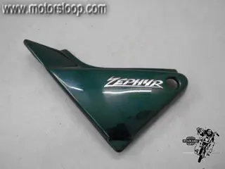 Kawasaki ZR550B Zijkap links groen