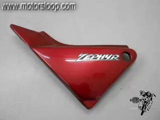 Kawasaki ZR550B Zijkap links rood
