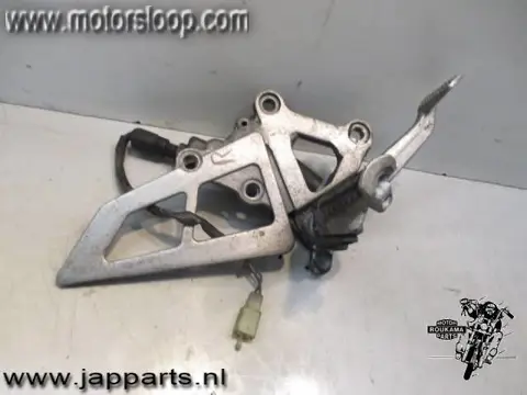 Kawasaki ZX-7R(ZX750P) Schetsplaat rechts met step en rempedaal