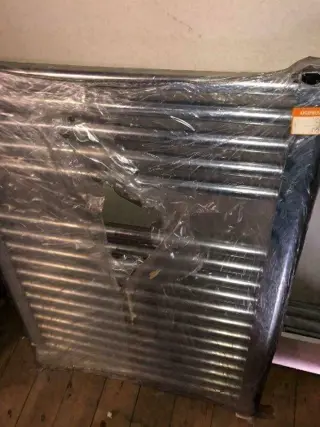 Magazijn opruiming 55x75 cm chroom radiator WEG IS WEG!