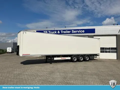 Kässbohrer SBT / 20 - 12 / 27 - Gesloten oplegger met 2x liftassen en 2x bindrails