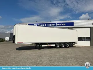 Kässbohrer SBT / 20 - 12 / 27 - Gesloten oplegger met 2x liftassen en 2x bindrails