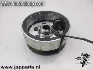 Kawasaki ZZR600E Vliegwiel met starterkrans , spie en bout