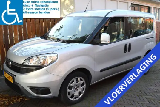 FIAT DOBLO 1.4 ROLSTOELAUTO AIRCO NAVIGATIE 5-PERSOONS BENZINE