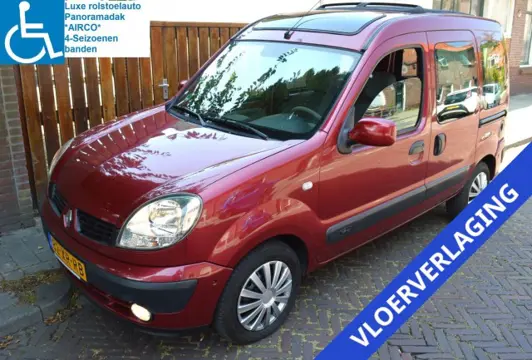 RENAULT KANGOO 1.6-16v  ROLSTOELAUTO  PANORAMADAK  AIRCO KNIELSYSTEEM
