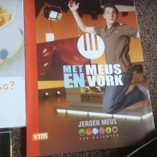 Kookboeken,met meus en vork,fit & gezond en vele tips