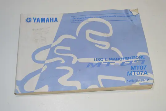 INSTRUCTIEBOEKJE Yamaha MT 07 2014 - 2017
