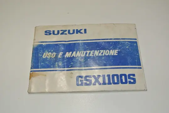 INSTRUCTIEBOEKJE Suzuki GSX 1100 EF ES 1982 - 1986