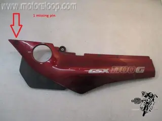 Suzuki GSX1100G Zijkap links rood