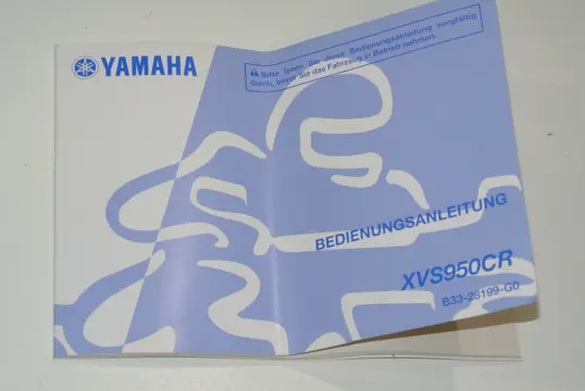 INSTRUCTIEBOEKJE Yamaha XV 950 R 2016 - 2018