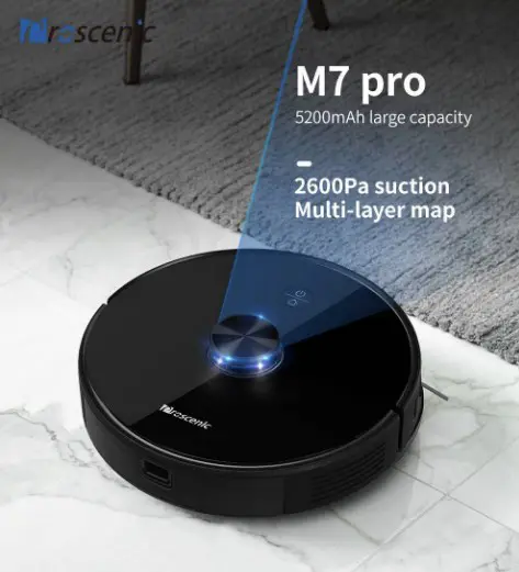 Proscenic M7 Pro 2-in-1 Smart Robot Vacuum Cleaner 2600Pa
