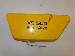 YAMAHA XS500 Zijkap Links Geel