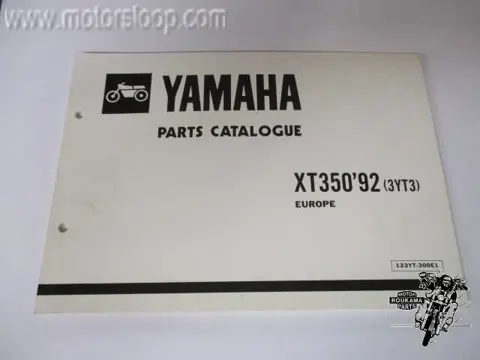 Yamaha XT350 1992 (3YT3) Partslist