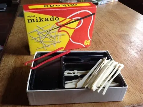 Mikado - jumbo - oud spel compleet in doos