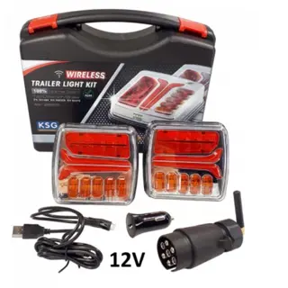 LED achterlichtset 12v draadloos