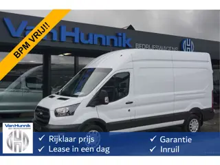 Ford Transit 350L 130PK L3H3 BPM VRIJ!! Navi, 360° Camera, Adap. Cruise, 270° Deur!! NR. A11