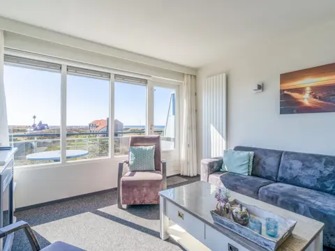 Genieten in comfortabel appartement met zonnig balkon in De Koog