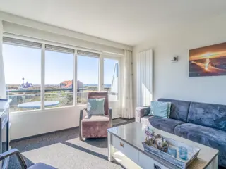 Genieten in comfortabel appartement met zonnig balkon in De Koog