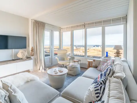 Sfeervol appartement vlakbij De Koog met uitzicht over de Noordzee