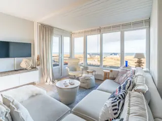 Sfeervol appartement vlakbij De Koog met uitzicht over de Noordzee