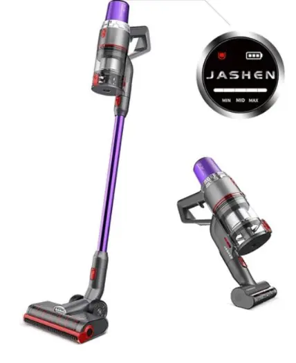 JASHEN V16 Cordless Vacuum Cleaner, 350W Strong Suction