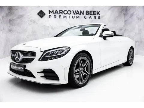 Mercedes-Benz C-Klasse Cabrio 200 Premium Pack AMG Facelift | Distronic | Essenhout | Camera
