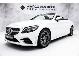 Mercedes-Benz C-Klasse Cabrio 200 Premium Pack AMG Facelift | Distronic | Essenhout | Camera