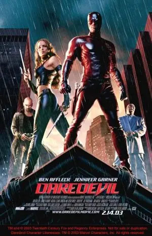 DAREDEVIL filmposter.