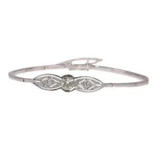 Diamonds of the Deco: A Vintage Bracelet's Timeless Elegance