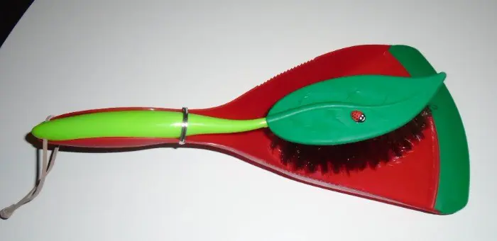 STOFFER EN BLIK DETAIL LIEVEHEERSBEESTJE NIEUW