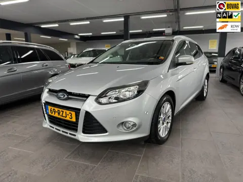 Ford Focus Wagon 1.6 EcoBoost Titanium navigatie clima cruise controle elektrische pakket lm-velgen 